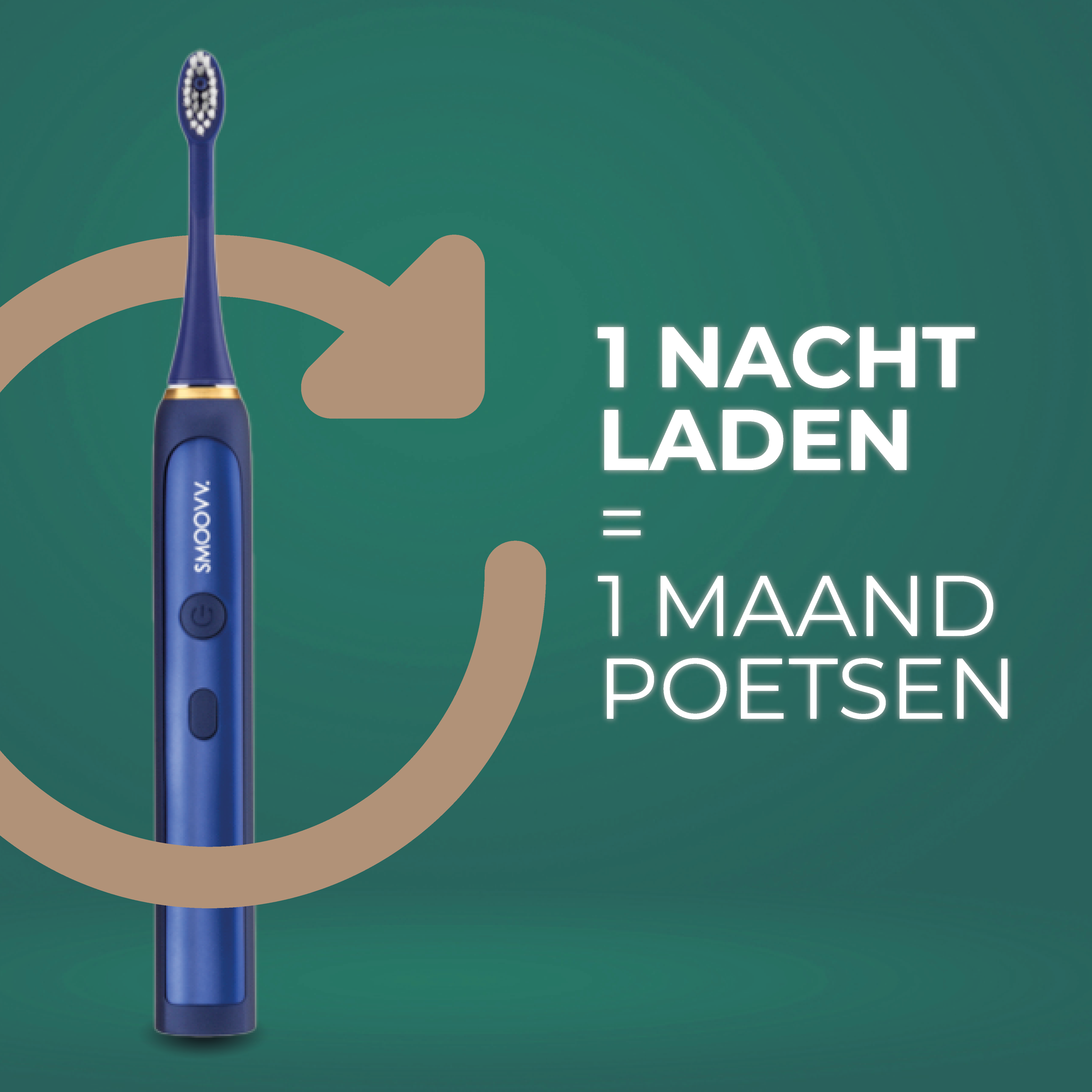 SMOOVV Sense elektrische tandenborstel midnight blue