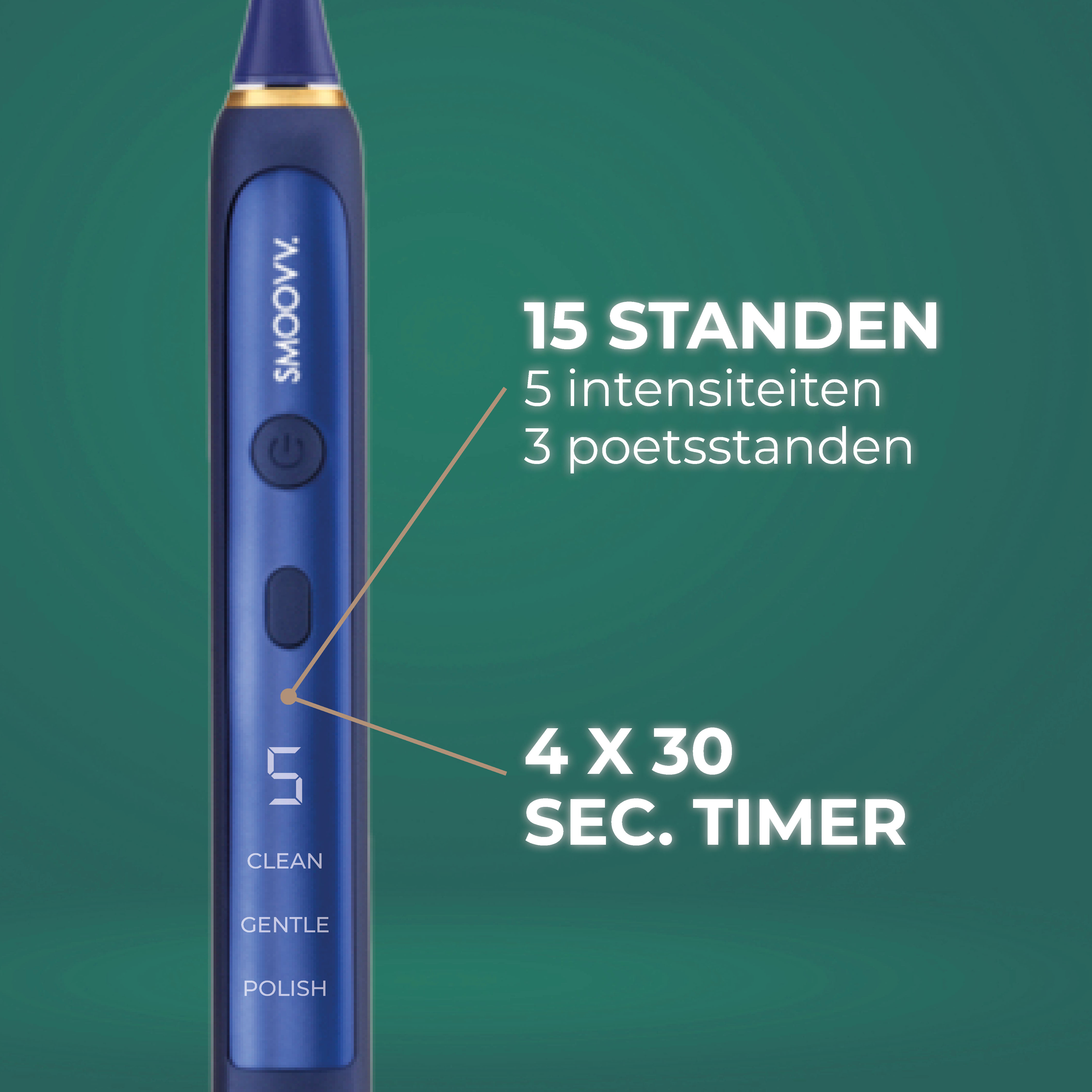 SMOOVV Sense elektrische tandenborstel midnight blue