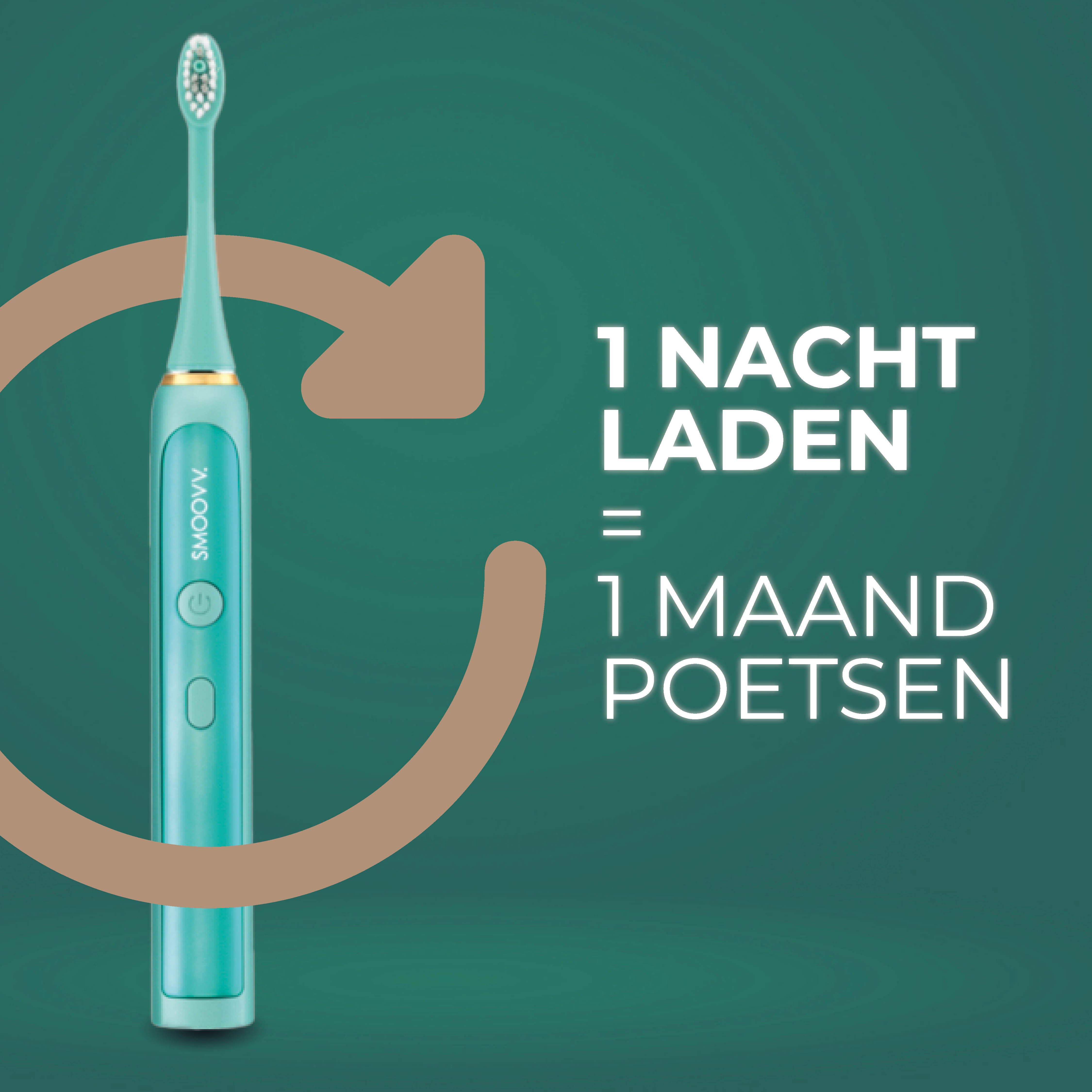 SMOOVV Sense elektrische tandenborstel ocean green