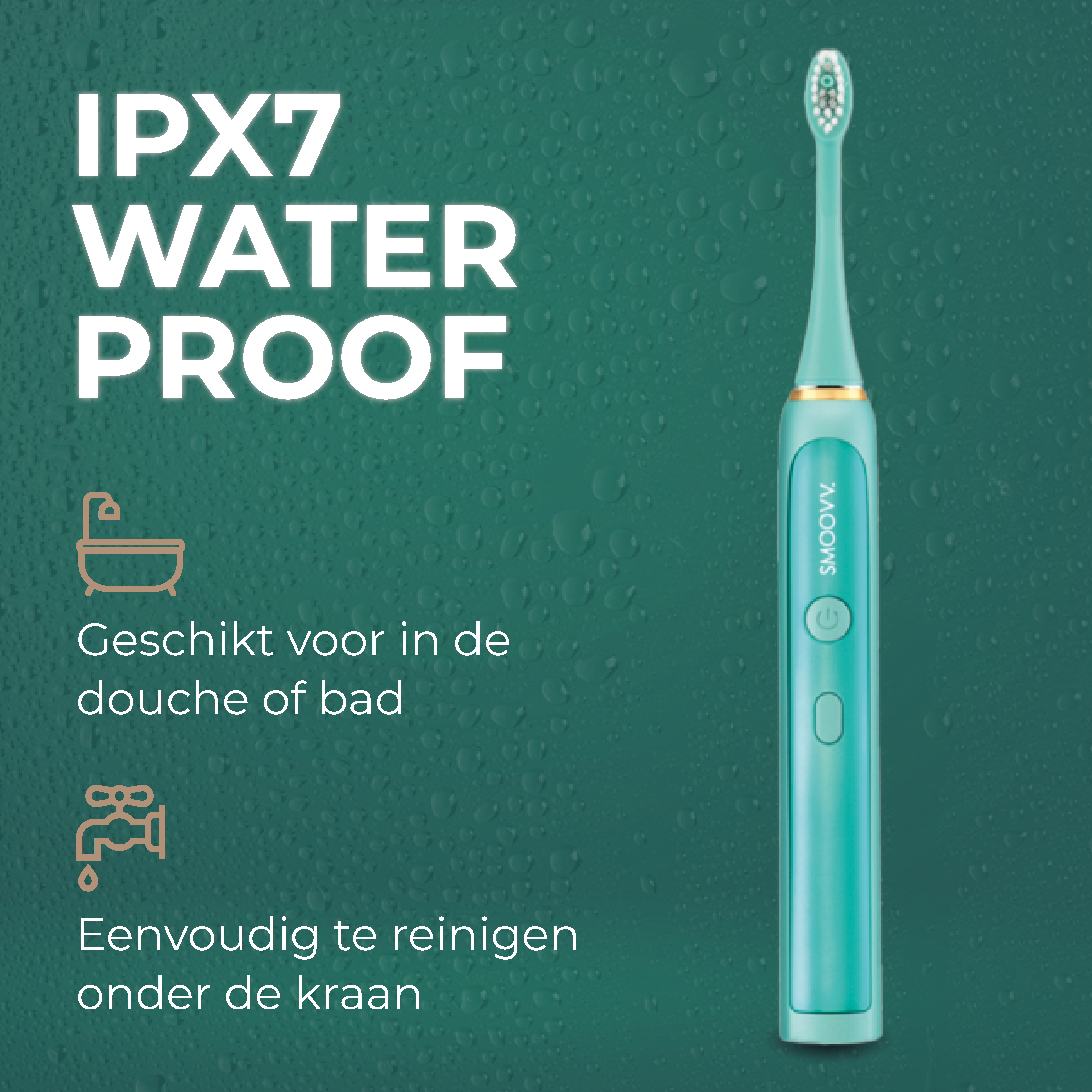 SMOOVV Sense elektrische tandenborstel ocean green