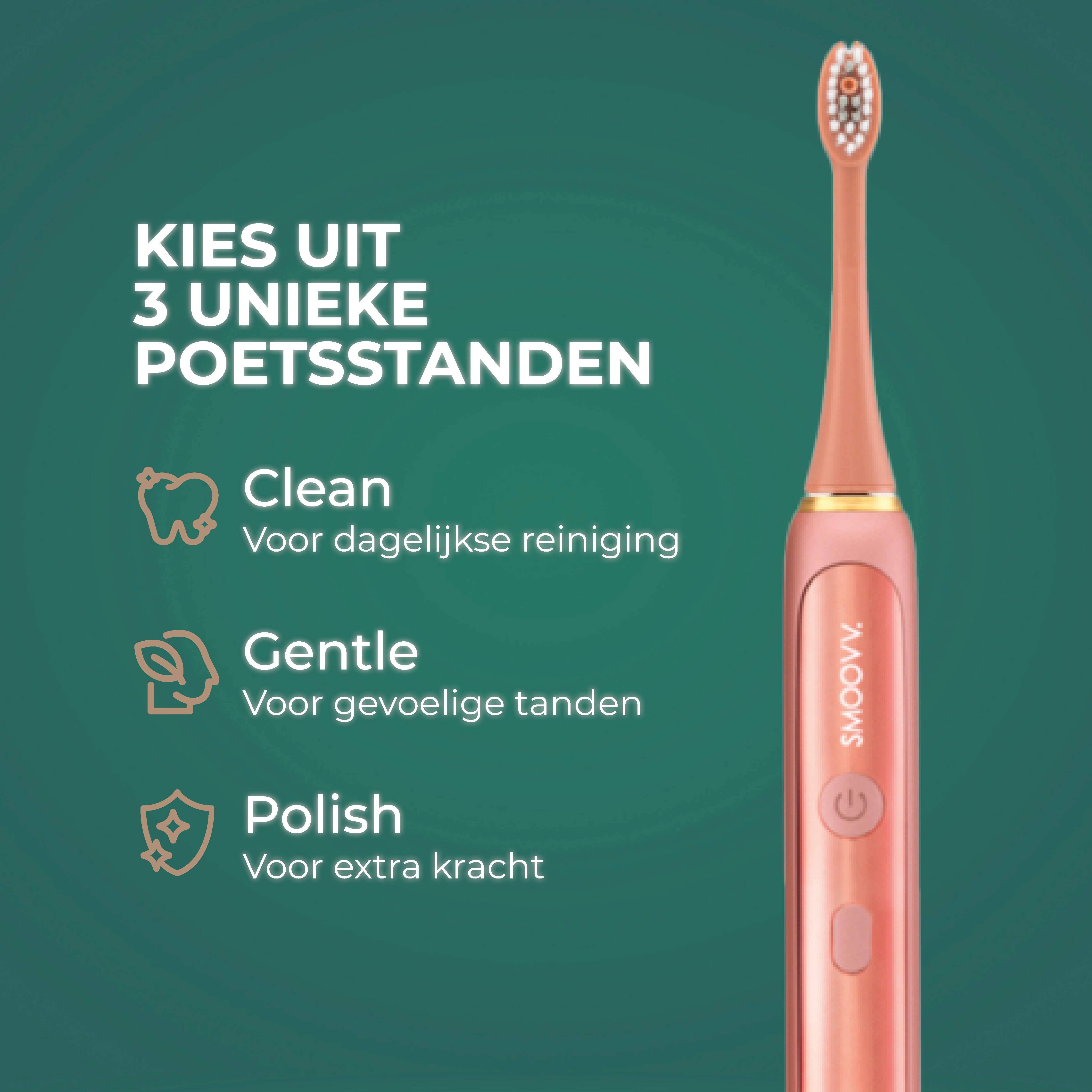 SMOOVV Sense elektrische tandenborstel classy pink