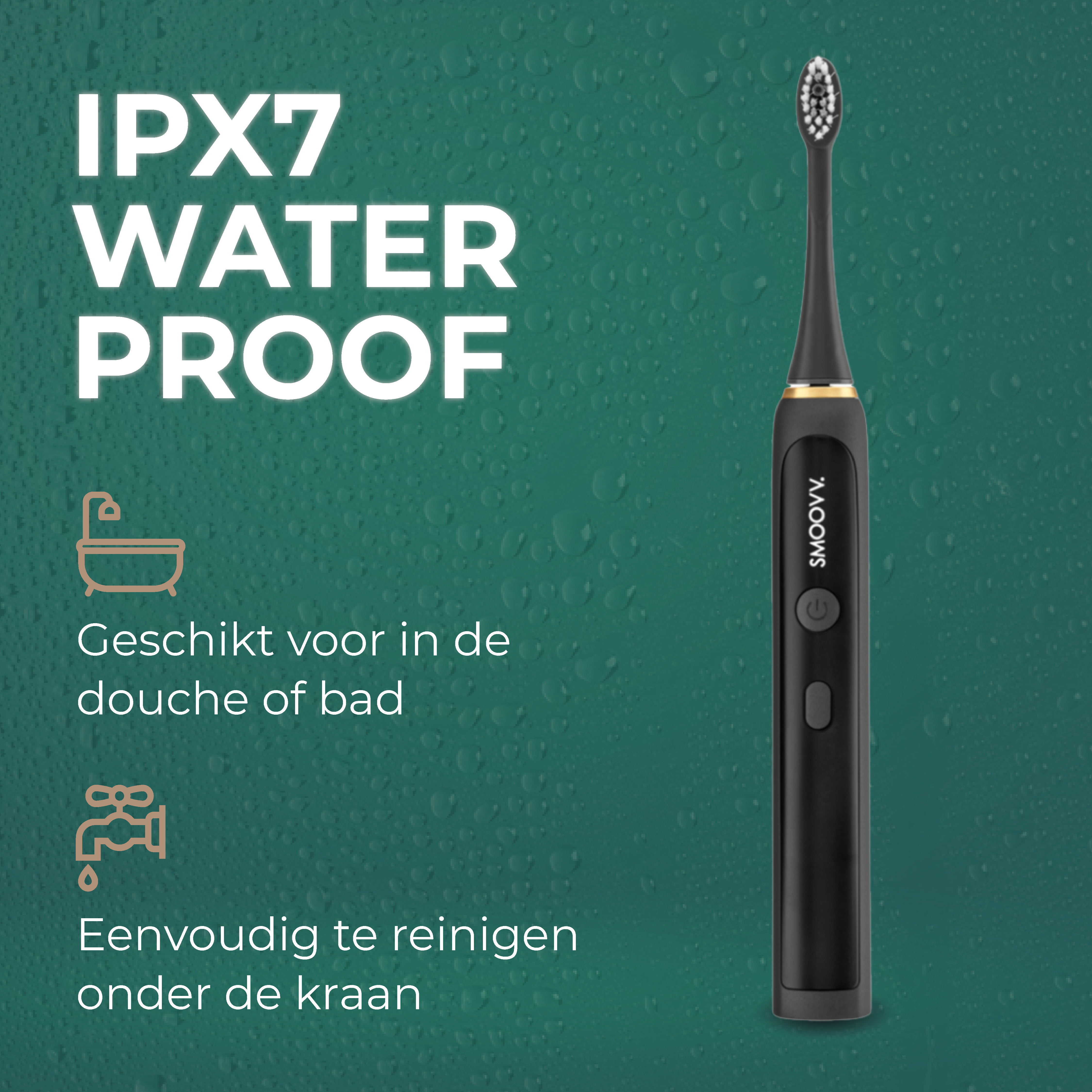 SMOOVV Sense elektrische tandenborstel satin black